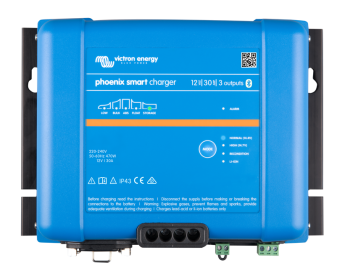 Victron Energy Ladegerät Phönix Smart IP43, 12V 30A, 3 Ausgänge, 230V