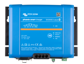 Victron Energy Ladegerät Phönix Smart IP43, 12V 50A, 3 Ausgänge, 230V